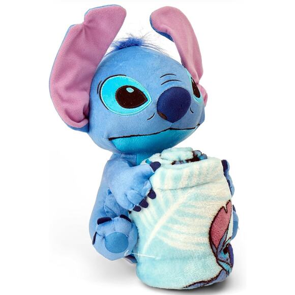Lilo & Stitch Character Hugger Pillow & Silk Touch Throw Blanket Set, 40" x 50" - Picture 1 of 2